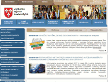 Tablet Screenshot of jurbarkas.lt